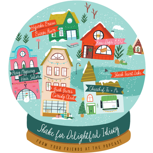 2025 Popcast Holiday Ornament + Bonus Secret Ornament Episode Instant Download