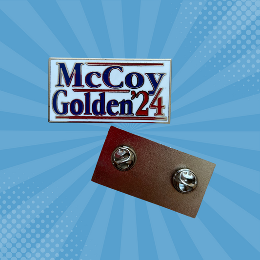 McCoy Golden '24 Enamel Pin