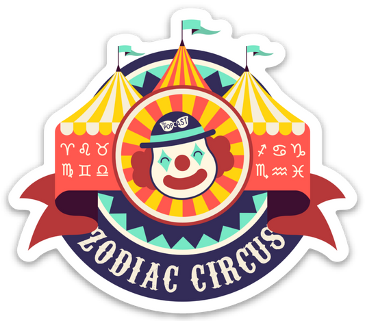 🤡 Zodiac Circus Sticker